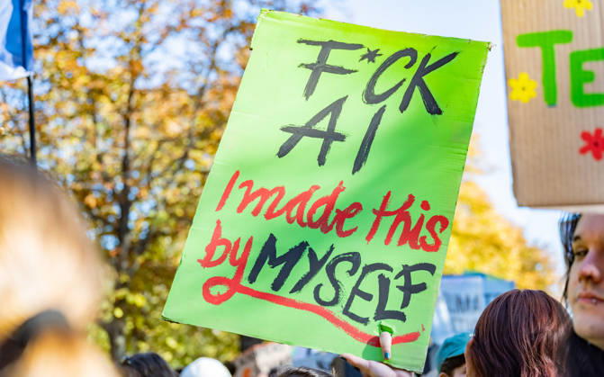16.10.2026 Fridays For Future Klimastreik Klimaschutz ankündigen reicht nicht - Ohne Klimaschutz ist alles nix! TeilnehmerInnen des Fridays For Future Klimastreiks unter dem Motto Klimaschutz ankündigen reicht nicht - Ohne Klimaschutz ist alles nix! in der Prater Hauptallee beim Praterstern und an der Wiener Ringstraße in Wien, Österreich. Wien Prater Hauptallee beim Praterste Wien Oesterreich