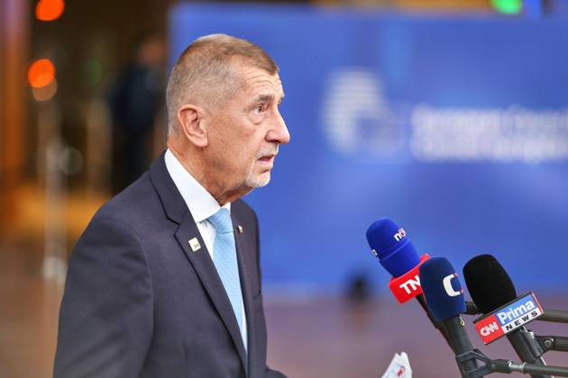 Brüssel, Belgien, 16.10.2026: Europa-Gebäude: EU-Gipfel: Andrej Babis, Ministerpräsident der Tschechischen Republik Copyright: xdtsxNachrichtenagenturx dts_139452