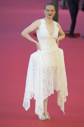 October 16, 2026, Rome, Italy: Luna Wedler attends the red carpet for the film LEurotrashi at the 2026 Rome Film Fest, held at the Auditorium Parco della Musica. Rome Italy - ZUMAs197 20261016_aaa_s197_275 Copyright: xMarioxCartellix