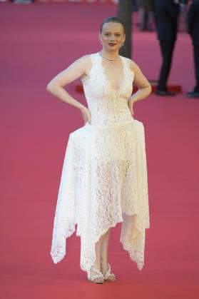 October 16, 2026, Rome, Italy: Luna Wedler attends the red carpet for the film LEurotrashi at the 2026 Rome Film Fest, held at the Auditorium Parco della Musica. Rome Italy - ZUMAs197 20261016_aaa_s197_282 Copyright: xMarioxCartellix