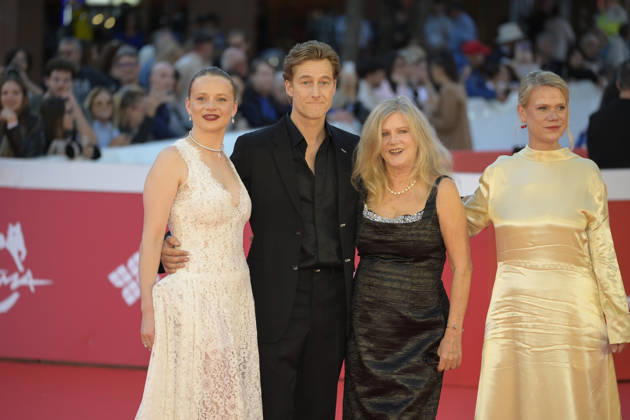 October 16, 2026, Rome, Italy: Luna Wedler (l), Alexander Fehling (c), Barbara Sukowa (c) and Fauke Finsterwalder (r) attend the red carpet for the film LEurotrashi at the 2026 Rome Film Fest, held at the Auditorium Parco della Musica. Rome Italy - ZUMAs197 20261016_aaa_s197_300 Copyright: xMarioxCartellix