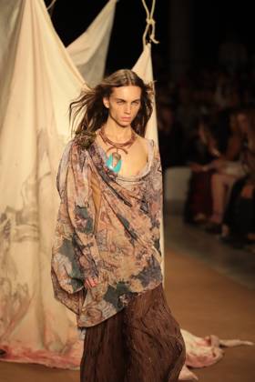 RECORD DATE NOT STATED Hisha s fashion show at SPFW. Sao Paulo (SP), 10 16 2026 - Fashion SPFW - Hisha fashion show during Sao Paulo Fashion Week N61 at Pacubra in Ibirapuera, Sao Paulo.(Foto: Fabricio Bomjardim Thenews2 imago images) Hisha s fashion show at SPFW. Copyright: xFabricioxBomjardimx