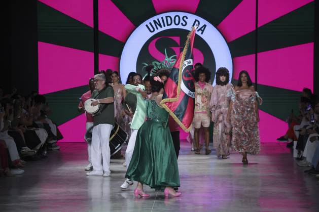 RECORD DATE NOT STATED Santa Resistencia presents its collection at SPFW N61. Sao Paulo (SP), 10 16 2026 Fashion SPFW n61 The Santa Resistencia brand presents its collection during Sao Paulo Fashion Week n61, in Sao Paulo, this Friday (16).(Foto: Leco Viana Thenews2 imago images) Santa Resistencia presents its collection at SPFW N61.  Copyright: xLecoxVianax