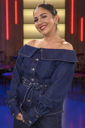 Tülin Sezgin bei der Aufzeichnung der WDR-Talkshow Kölner Treff im WDR Studio BS 3. Köln, 16.10.2026