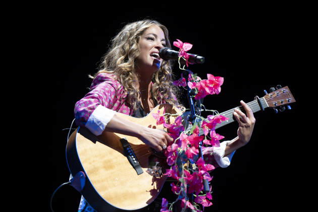 October 17, 2026, Madrid, Spain: Singer Sofia Ellar performs during a concert at the Plaza de Espana in Madrid. Madrid Spain  - ZUMAs197 20261017_aaa_s197_118 Copyright: xAtilanoxGarciax