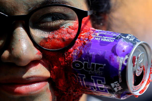 Santiago, October 17, 2026 The 2026 Zombiewalk takes place in downtown Santiago. Jonnathan Oyarzun Aton Chile, Santiago, Chile Aton 1200400  Copyright: JONNATHANxOYARZUN ATONxCHILE