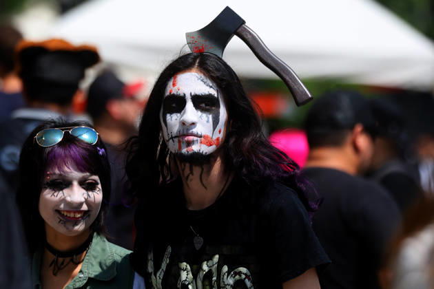 Santiago, October 17, 2026 The 2026 Zombiewalk takes place in downtown Santiago. Jonnathan Oyarzun Aton Chile, Santiago, Chile Aton 1200401  Copyright: JONNATHANxOYARZUN ATONxCHILE