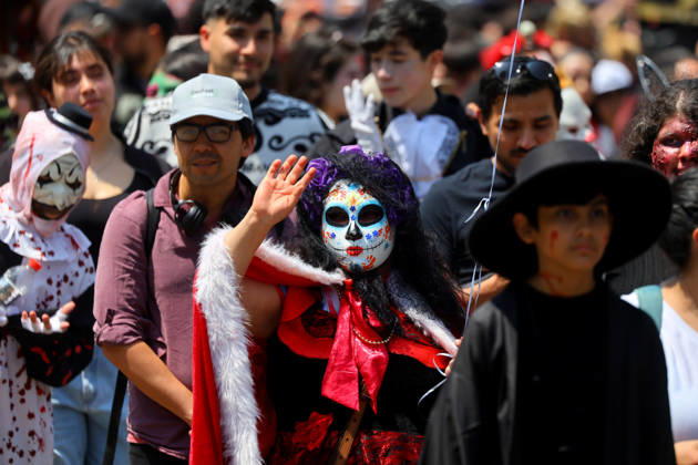 Santiago, October 17, 2026 The 2026 Zombiewalk takes place in downtown Santiago. Jonnathan Oyarzun Aton Chile, Santiago, Chile Aton 1200417  Copyright: JONNATHANxOYARZUN ATONxCHILE