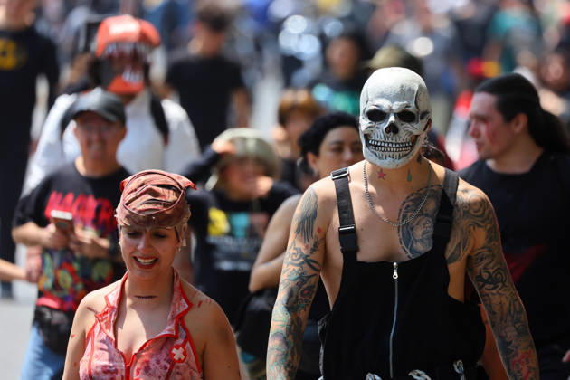 Santiago, October 17, 2026 The 2026 Zombiewalk takes place in downtown Santiago. Jonnathan Oyarzun Aton Chile, Santiago, Chile Aton 1200423  Copyright: JONNATHANxOYARZUN ATONxCHILE