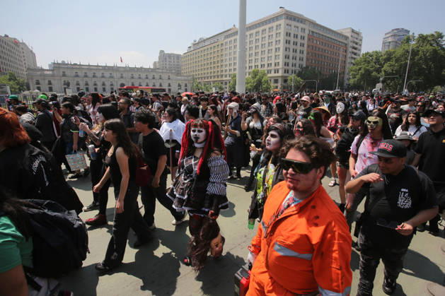 Santiago, October 17, 2026 The 2026 Zombiewalk takes place in downtown Santiago. Jonnathan Oyarzun Aton Chile, Santiago, Chile Aton 1200431  Copyright: JONNATHANxOYARZUN ATONxCHILE