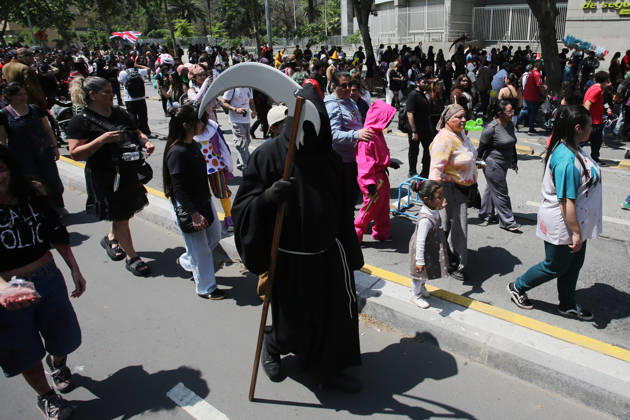 Santiago, October 17, 2026 The 2026 Zombiewalk takes place in downtown Santiago. Jonnathan Oyarzun Aton Chile, Santiago, Chile Aton 1200436  Copyright: JONNATHANxOYARZUN ATONxCHILE