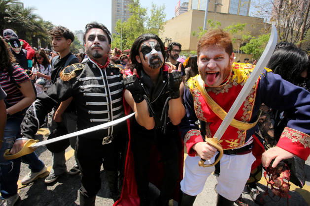 Santiago, October 17, 2026 The 2026 Zombiewalk takes place in downtown Santiago. Jonnathan Oyarzun Aton Chile, Santiago, Chile Aton 1200438  Copyright: JONNATHANxOYARZUN ATONxCHILE