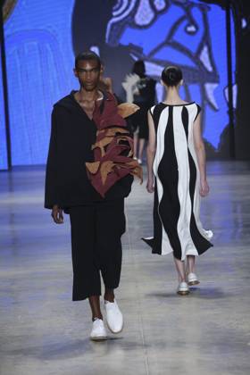RECORD DATE NOT STATED Cria Costura presents its collection at SPFW N61. Sao Paulo (SP), 10 17 2026 Moda SPFW N61 The brand Cria Costura presents its collection during a fashion show at the 61st edition of Sao Paulo Fashion Week, at the Pavilhao das Culturas Brasileiras (Pacubra), in Parque Ibirapuera, Sao Paulo.(Foto: Leco Viana Thenews2 imago images) Cria Costura presents its collection at SPFW N61.  Copyright: xLecoxVianax