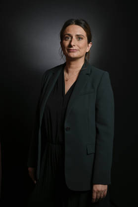 Marine Tondelier on Franc Jeu - Paris Leader of the Ecologists and French candidate for presidency Marine Tondelier poses for pictures for Franc Jeu on France 2 channel in Paris, France on October 18, 2026. Photo by Stephane Le Tellec ABACAPRESS.COM Paris France  Copyright: xLexTellecxStephane ABACAx
