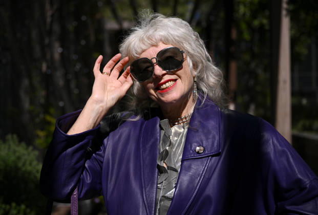 MELBOURNE FASHION WEEK PREVIEW, Guest Ginger poses for a photo ahead of a 2026 Melbourne Fashion Week Runway Preview, at Sky Park, Melbourne, Monday, October 19, 2026. The preview features a selection of the upcoming collections that will appear on M FW runways including designers OUT OF HAND x Lisa Waup, Ebony Noire, Van Ermel Scherer, Perple, Gotham, Wilson Jedd Adams, Asiyam, Atoir, NGALI, Kuwaii, HoMie, Collective Closets x Mariam Farah, TOJHÃÄ, Amy Cottrell, BAAQIY and Sean Rentero. ( NO ARCHIVING MELBOURNE VICTORIA Australia Copyright: xJOELxCARRETTx 20261019138712554427