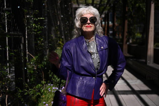 MELBOURNE FASHION WEEK PREVIEW, Guest Ginger poses for a photo ahead of a 2026 Melbourne Fashion Week Runway Preview, at Sky Park, Melbourne, Monday, October 19, 2026. The preview features a selection of the upcoming collections that will appear on M FW runways including designers OUT OF HAND x Lisa Waup, Ebony Noire, Van Ermel Scherer, Perple, Gotham, Wilson Jedd Adams, Asiyam, Atoir, NGALI, Kuwaii, HoMie, Collective Closets x Mariam Farah, TOJHÃÄ, Amy Cottrell, BAAQIY and Sean Rentero. ( NO ARCHIVING MELBOURNE VICTORIA Australia Copyright: xJOELxCARRETTx 20261019172654065740