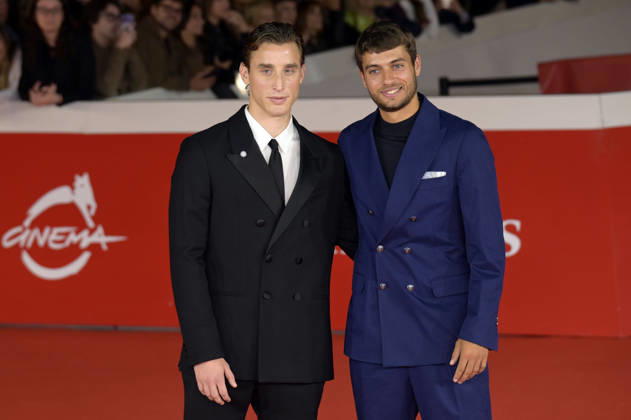 Edaordo Bove und Flavio Cobolli bei der Premiere des Dokumentarfilms In un battito auf dem 21. Internationalen Filmfestival von Rom Festa del Cinema di Roma 2026 im Auditorium Parco della Musica. Rom, 18.10.2026