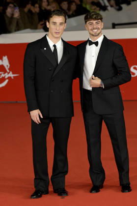Edoardo Bove und Fabio Di Giannantonio bei der Premiere des Dokumentarfilms In un battito auf dem 21. Internationalen Filmfestival von Rom Festa del Cinema di Roma 2026 im Auditorium Parco della Musica. Rom, 18.10.2026