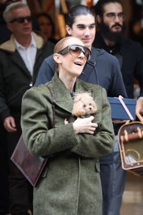 Céline Dion leaves the Royal Monceau hotel with her sons Nelson and Eddy and her dog the day after her final concert in Paris on October 19, 2026. Cyril Moreau, Bestimage. Céline Dion leaves the Royal Monceau hotel with her sons Nelson and Eddy and her dog, the day after her final concert in Paris on October 19, 2026, Paris, France  Copyright: xCYRILxMOREAUx xBESTIMAGExCYRILxMOREAUx xBESTIMAGEx