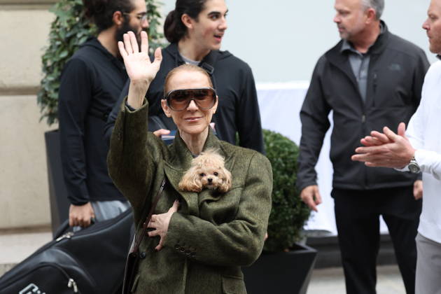 Céline Dion leaves the Royal Monceau hotel with her sons Nelson and Eddy and her dog the day after her final concert in Paris on October 19, 2026. Cyril Moreau, Bestimage. Céline Dion leaves the Royal Monceau hotel with her sons Nelson and Eddy and her dog, the day after her final concert in Paris on October 19, 2026, Paris, France  Copyright: xCYRILxMOREAUx xBESTIMAGExCYRILxMOREAUx xBESTIMAGEx