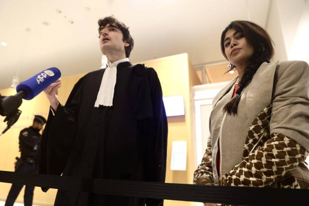 French MEP Rima Hassan arrives at Paris Courthouse for trial over alleged apology of terrorism PARIS, FRANCE - OCTOBER 19: French member of the European Parliament and member of La France Insoumise Rima Hassan and her lawyer Vincent Brengarth arrive at the Paris courthouse for her trial over alleged apology of terrorism, in Paris, France, on October 19, 2026. Ibrahim Ezzat Anadolu Paris France. Editorial use only. Please get in touch for any other usage.  Copyright: x2026xAnadoluxIbrahimxEzzatx