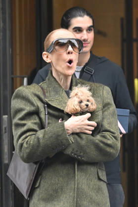 Céline Dion leaves the Royal Monceau hotel with her sons Nelson and Eddy and her dog after her concert series in Paris on October 19, 2026. Christian Liewig, Bestimage. Céline Dion leaves the Royal Monceau hotel with her sons Nelson and Eddy and her dog after her concert series in Paris on October 19, 2026 Paris, France Copyright: xChristianxLiewigx xBestimagexChristianxLiewigx xBestimagex
