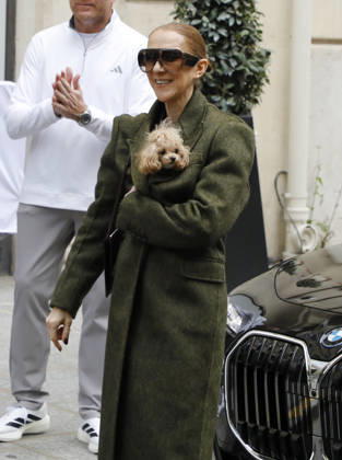 Céline Dion leaves the Royal Monceau hotel with her sons Nelson and Eddy and her dog Madison after her concert series in Paris October 19, 2026 Marc Aussel Lacroix Bestimage Céline Dion leaves the Royal Monceau hotel with her sons Nelson and Eddy and her dog Madison after her concert series in Paris October 19, 2026 Paris, France Copyright: xMarcxAussetxLacroixx xBestimagexMarcxAussetxLacroixx xBestimagex