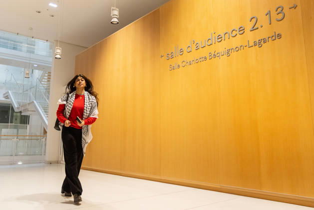 French MEP Rima Hassan at Paris Courthouse for trial over alleged apology of terrorism PARIS, FRANCE - OCTOBER 19: French member of the European Parliament and member of La France Insoumise Rima Hassan is seen at the Paris Courthouse for her trial over alleged apology of terrorism, in Paris, France on October 19, 2026. Ibrahim Ezzat Anadolu Paris France. Editorial use only. Please get in touch for any other usage.  Copyright: x2026xAnadoluxIbrahimxEzzatx