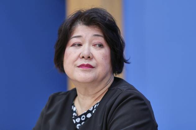 Berlin, Deutschland, 19.10.2026: Bundespressekonferenz: Schutz von Minderheiten bei möglicher AfD-Regierungsbeteiligung: Forderungen migrantischer Dachverbände an Bund und Länder: Mika Kaiyama, Referentin für Grundsatzfragen Landesnetzwerk Migrantenorganisationen Sachsen-Anhalt (LAMSA) e.V. Copyright: xdtsxNachrichtenagenturx dts_139939