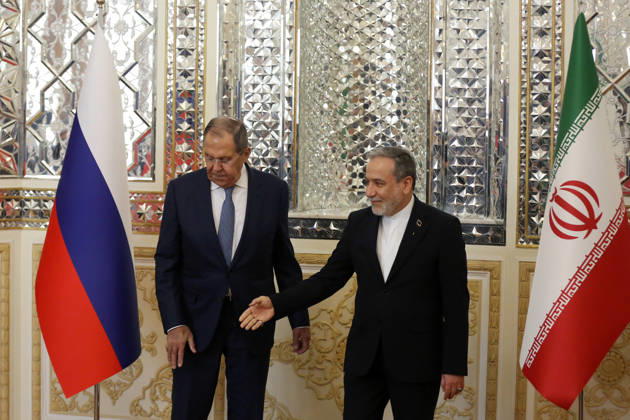 Russian Foreign Minister Sergey Lavrov holds official talks in Tehran TEHRAN, IRAN - OCTOBER 19: ( RESTRICTIONS: NO Access Israel Media Persian Language TV Stations Outside Iran Strictly No Access BBC Persian VOA Persian Manoto TV Iran International TV ) Iranian Foreign Minister Abbas Araghchi (R) meets with Russian Foreign Minister Sergey Lavrov (L), who arrived in Tehran for an official working visit, in Tehran, Iran, on October 19, 2026. Fatemeh Bahrami Anadolu Tehran Iran. Editorial use only. Please get in touch for any other usage.  Copyright: x2026xAnadoluxFatemehxBahramix
