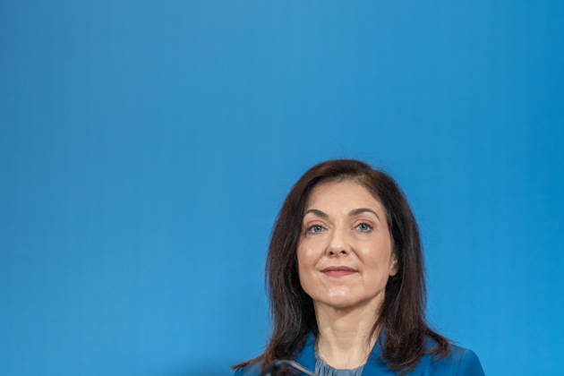 Katherina Reiche, Bundesministerin für Wirtschaft und Energie;Übergabe Standortbericht der Initiative Made for Germany an Bundeswirtschaftsministerin, Berlin Berlin Deutschland BMWI