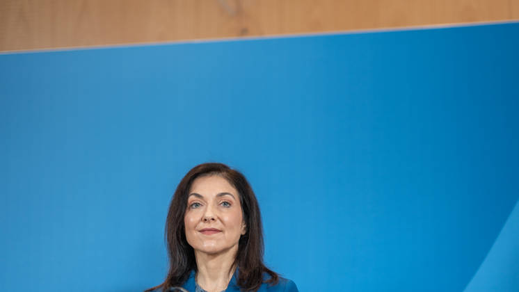 Katherina Reiche, Bundesministerin für Wirtschaft und Energie;Übergabe Standortbericht der Initiative Made for Germany an Bundeswirtschaftsministerin, Berlin Berlin Deutschland BMWI