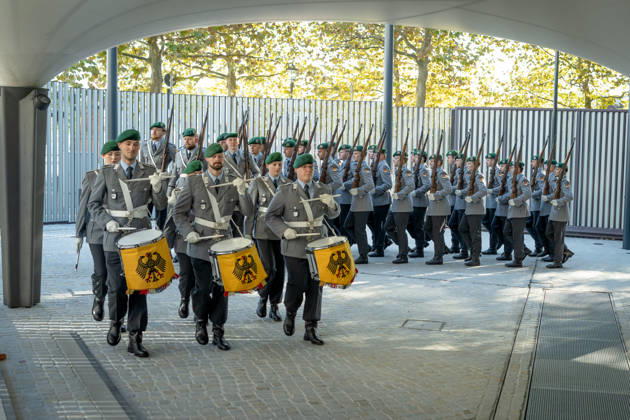 Bundespräsident, Frank-Walter Steinmeier, Akkreditierung von Botschaftern Berlin, Amtssitz am Spreebogen, Bundespräsident, Frank-Walter Steinmeier, Akkreditierung von Botschaftern, Bundeswehr Berlin Berlin GER