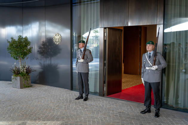 Bundespräsident, Frank-Walter Steinmeier, Akkreditierung von Botschaftern Berlin, Amtssitz am Spreebogen, Bundespräsident, Frank-Walter Steinmeier, Akkreditierung von Botschaftern, Bundeswehr Berlin Berlin GER