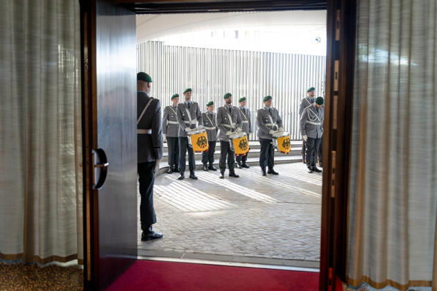 Bundespräsident, Frank-Walter Steinmeier, Akkreditierung von Botschaftern Berlin, Amtssitz am Spreebogen, Bundespräsident, Frank-Walter Steinmeier, Akkreditierung von Botschaftern, Bundeswehr Berlin Berlin GER