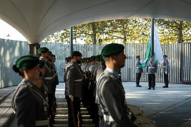 Bundespräsident, Frank-Walter Steinmeier, Akkreditierung von Botschaftern Berlin, Amtssitz am Spreebogen, Bundespräsident, Frank-Walter Steinmeier, Akkreditierung von Botschaftern, Bundeswehr Berlin Berlin GER