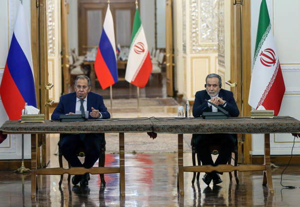 Russian Foreign Minister Sergey Lavrov meets Iranian counterpart Abbas Araghchi in Tehran TEHRAN, IRAN - OCTOBER 19: Russian Foreign Minister Sergey Lavrov and Iranian Foreign Minister Abbas Araghchi hold a joint press conference at the Ministry of Foreign Affairs building in Tehran, Iran, on October 19, 2026. Fatemeh Bahrami Anadolu Tehran Iran. Editorial use only. Please get in touch for any other usage.  Copyright: x2026xAnadoluxFatemehxBahramix