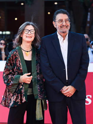 IPA89918726 - Rome, 2026 Film Festival - Night 7 - Red Carpet for the Film *WAITING FOR MR. HYDE* Pictured: Donatella Romani, Roberto Amato  Copyright: xMarcoxProvvisionatox xPoolxRomaxFilmxFestx2026x IPA89918726