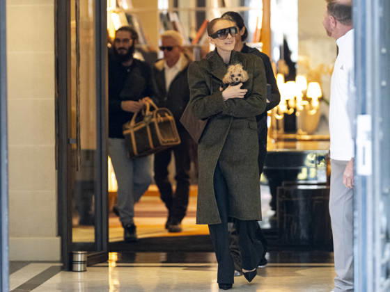 Céline Dion, accompanied by her sons Eddy and Nelson Angelil, leaves the Royal Monceau hotel for La Plenitude Arena in Paris after 16 concerts over five weeks in front of nearly 500,000 people, on October 19, 2026. Holding her dog, Madison, in her arms, the Canadian singer waved one last time to her fans gathered in front of the hotel. She will return to the Paris La Défense Arena for 10 special concerts from May 8 to 29, 2027. Pierre Perusseau Bestimage Céline Dion, accompanied by her sons Eddy and Nelson Angelil, leaves the Royal Monceau luxury hotel in Paris on October 19, 2026, following 16 concerts over five weeks performed before nearly 500,000 people. Holding her dog, Madison, in her arms, the Canadian singer waved one last time to Copyright: xPierrexPerusseaux xBestimagexPierrexPerusseaux xBestimagex