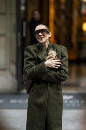 Céline Dion, accompanied by her sons Eddy and Nelson Angelil, leaves the Royal Monceau hotel for La Plenitude Arena in Paris after 16 concerts over five weeks in front of nearly 500,000 people, on October 19, 2026. Holding her dog, Madison, in her arms, the Canadian singer waved one last time to her fans gathered in front of the hotel. She will return to the Paris La Défense Arena for 10 special concerts from May 8 to 29, 2027. Pierre Perusseau Bestimage Céline Dion, accompanied by her sons Eddy and Nelson Angelil, leaves the Royal Monceau luxury hotel in Paris on October 19, 2026, following 16 concerts over five weeks performed before nearly 500,000 people. Holding her dog, Madison, in her arms, the Canadian singer waved one last time to Copyright: xPierrexPerusseaux xBestimagexPierrexPerusseaux xBestimagex