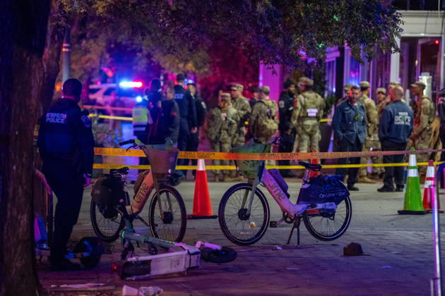 October 19, 2026, Washington, Dc, United States: A National Guard soldier was shot in the Eastern Market neighborhood of Washington, D.C. in the early hours of October 19, 2026. The guardsman tried to break up a fight but was shot by one of the participants, before the suspect was shot by other National Guard soldiers. Both the Guardsman and the suspect were taken to the hospital with non-life threatening injuries. Washington United States - ZUMAl312 20261019_znp_l312_037 Copyright: xAndrewxLeydenx