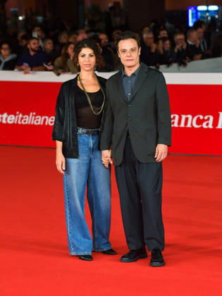 IPA89925099 - Rome, 2026 Film Festival - Night 7 - Red Carpet Unita Pictured: Dalal Suleiman, Lino Musella Copyright: xVincenzoxLandix xPoolxRomaxFilmxFestx2026x IPA89925099