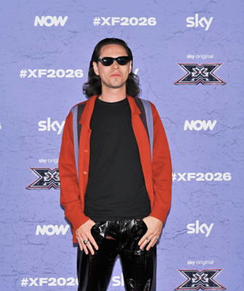 IPA89927890 - Milan, Italy: X Factor 2026 photocall featuring the 12 official contestants JAKE LA FURIA S TEAM In the photo: Alex Fontana (Alessandro Davide Fontana)  Copyright: xNickxZonnax xNickxZonnax IPA89927890
