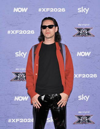 IPA89927896 - Milan, Italy: X Factor 2026 photocall featuring the 12 official contestants JAKE LA FURIA S TEAM In the photo: Alex Fontana (Alessandro Davide Fontana)  Copyright: xNickxZonnax xNickxZonnax IPA89927896