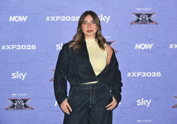 IPA89927967 - Milan, Italy: X Factor 2026 photocall featuring the 12 official contestants IRAMA S TEAM In the photo: Patrizia (Patrizia Napolano)  Copyright: xNickxZonnax xNickxZonnax IPA89927967