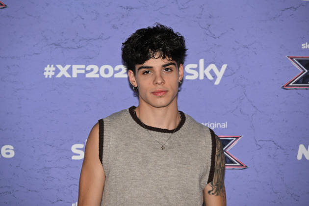 IPA89928079 - Milan, Italy: X Factor 2026 photocall featuring the 12 official contestants PAOLA IEZZI S TEAM In the photo: Manul (Manuel Gargano)  Copyright: xNickxZonnax xNickxZonnax IPA89928079