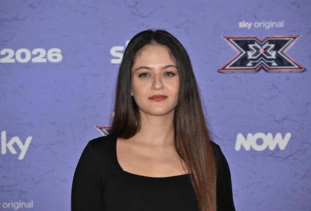 IPA89928117 - Milan, Italy: X Factor 2026 photocall featuring the 12 official contestants PAOLA IEZZI S TEAM In the photo: Camilla (Camilla Guerini)  Copyright: xNickxZonnax xNickxZonnax IPA89928117