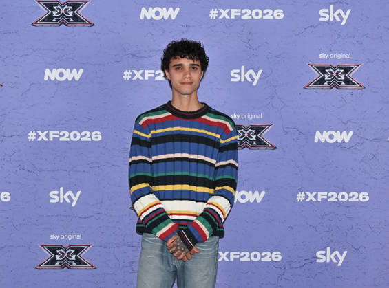 IPA89927928 - Milan, Italy: X Factor 2026 photocall featuring the 12 official contestants IRAMA S TEAM In the photo: Lenanie (Danny Anania)  Copyright: xNickxZonnax xNickxZonnax IPA89927928