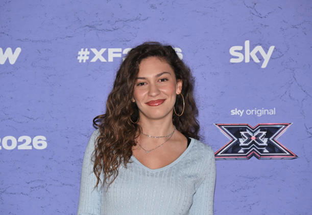 IPA89928017 - Milan, Italy: X Factor 2026 photocall featuring the 12 official contestants FRANCESCO GABBANI S TEAM In the photo: Alice Fregoso  Copyright: xNickxZonnax xNickxZonnax IPA89928017