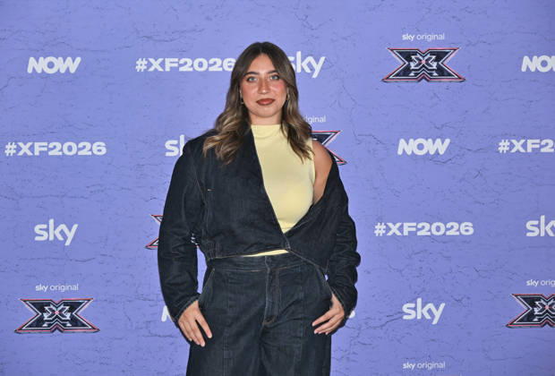 IPA89927973 - Milan, Italy: X Factor 2026 photocall featuring the 12 official contestants IRAMA S TEAM In the photo: Patrizia (Patrizia Napolano)  Copyright: xNickxZonnax xNickxZonnax IPA89927973